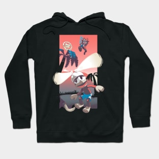 Gotcha! ~ Ape Escape (Half BG) Hoodie